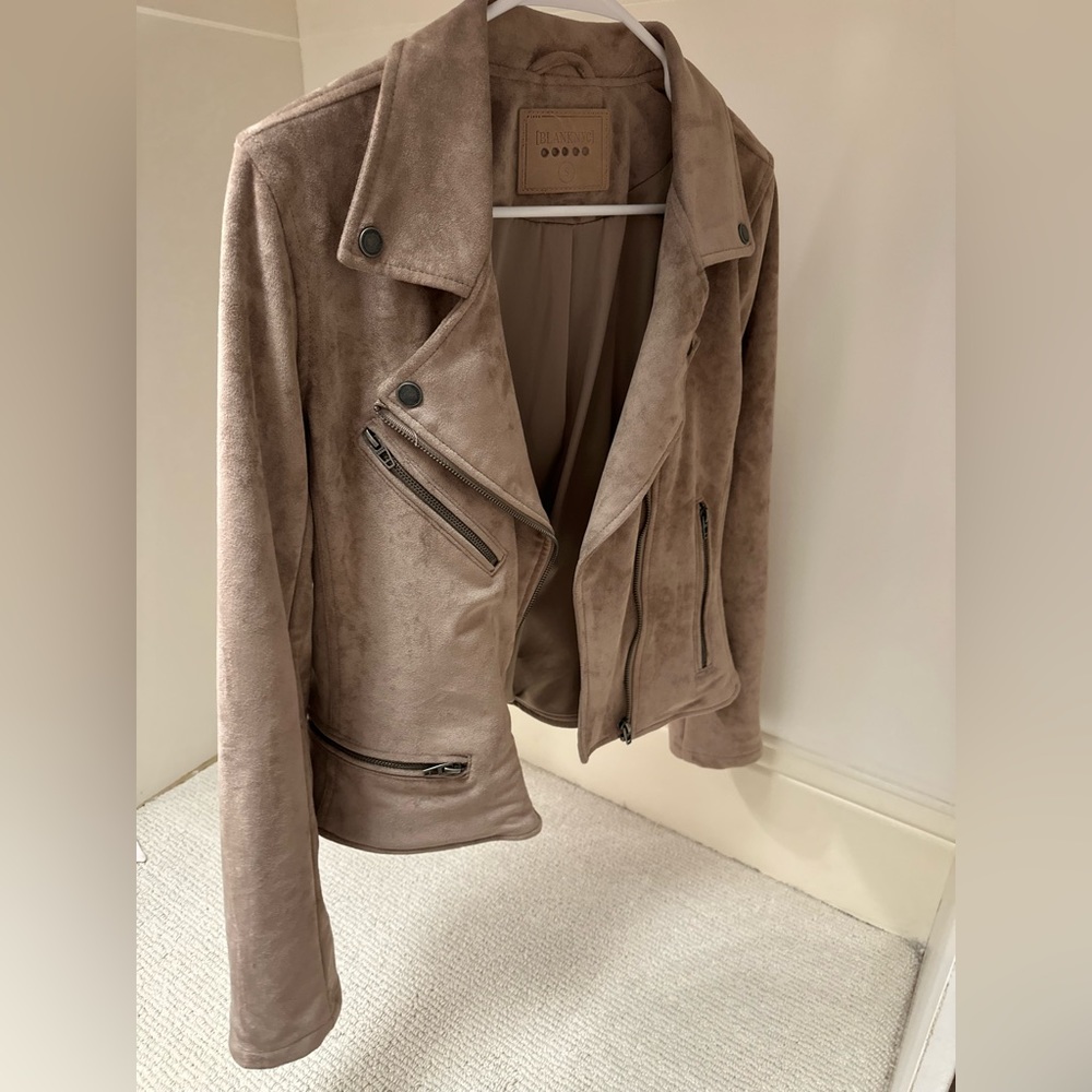 BLANKNYC Faux Suede Moto Jacket